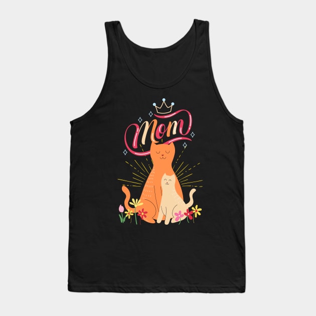 Mom Cat Tank Top by leBoosh-Designs